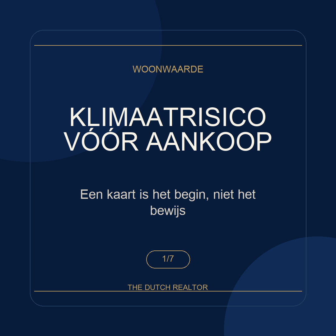 The Dutch Realtor carousel over klimaatrisico controleren bij buitenlands vastgoed